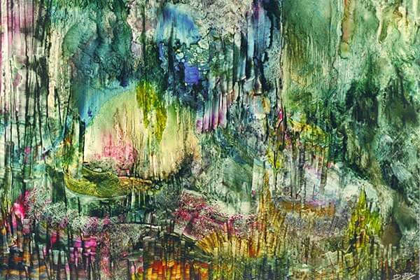 Peinture avec la technique du translucisme, Patrick Letor &agrave; La Frette sur Seine 95